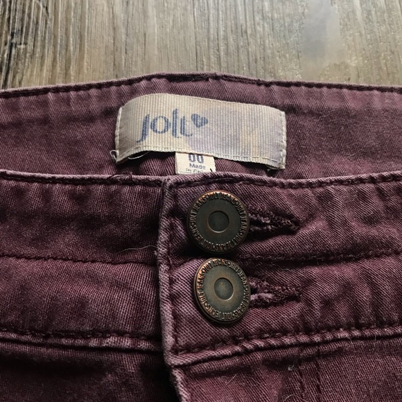 SOLD❌ Plum Skinny Stretch Pants by Jolt Jeans - Picture 7 of 8